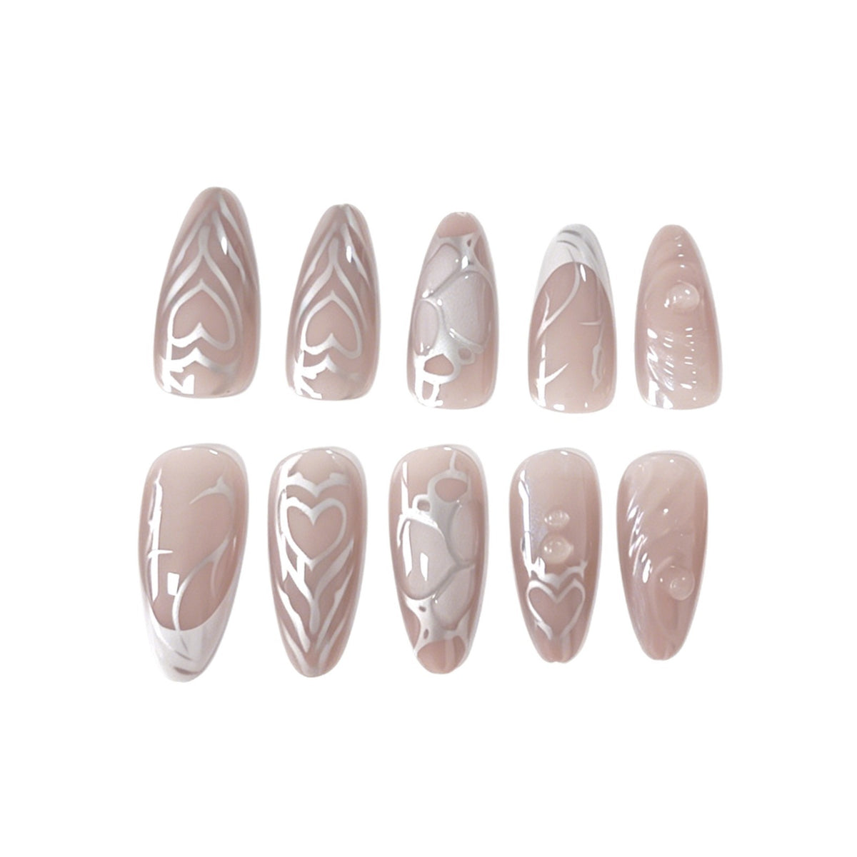Elegantes Acryl-Nagelkunstdesign Brehn