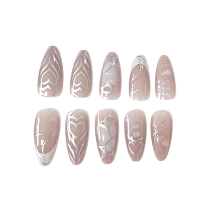 Elegantes Acryl-Nagelkunstdesign Brehn