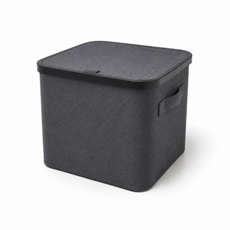 Multifunktionale Aufbewahrungsbox mit Abdeckbarem Deckel und Tragegriffen Brehn