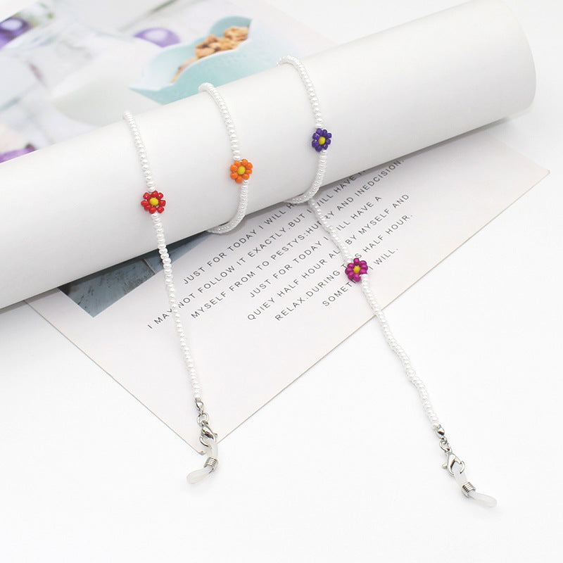 Floral Beaded Eyewear Chain Brehn