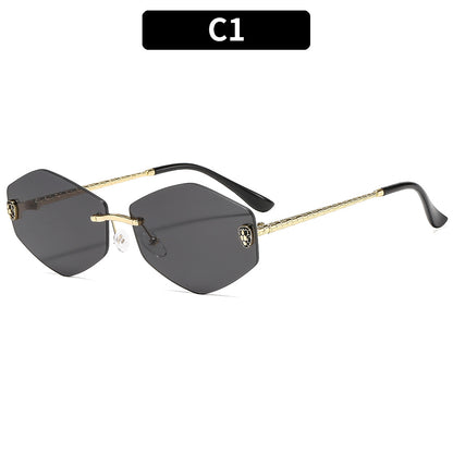 Künstlerische hexagonale Sonnenbrille