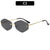 Künstlerische hexagonale Sonnenbrille