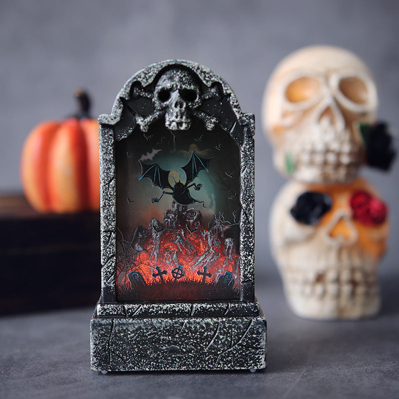 Dekorative LED Gespenster Friedhof Laterne Brehn
