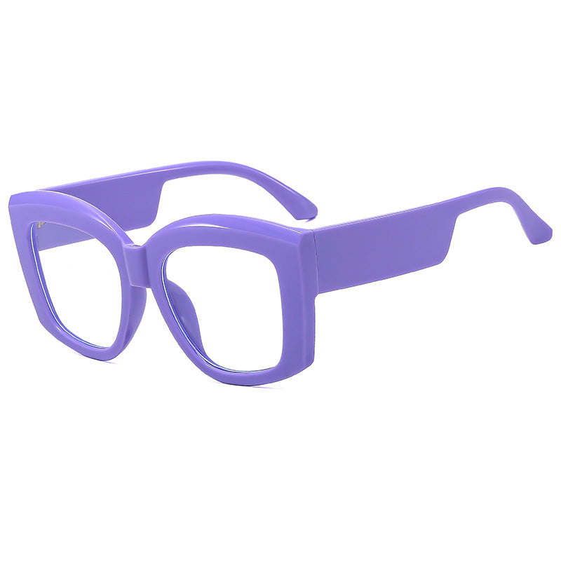 Damen modische Brille mit breitem, quadratischem Rahmen Brehn