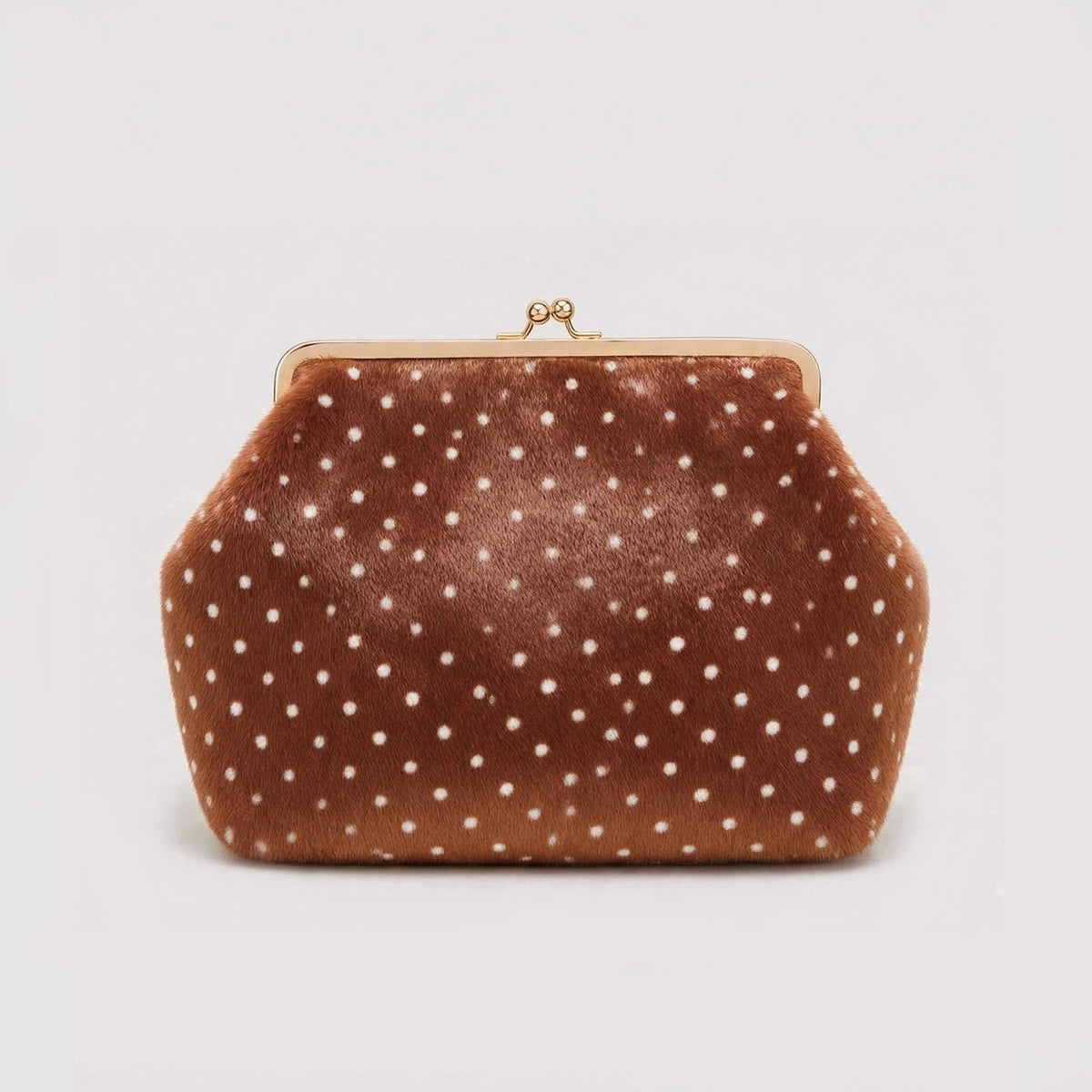 Polka Dot Fell Handtasche