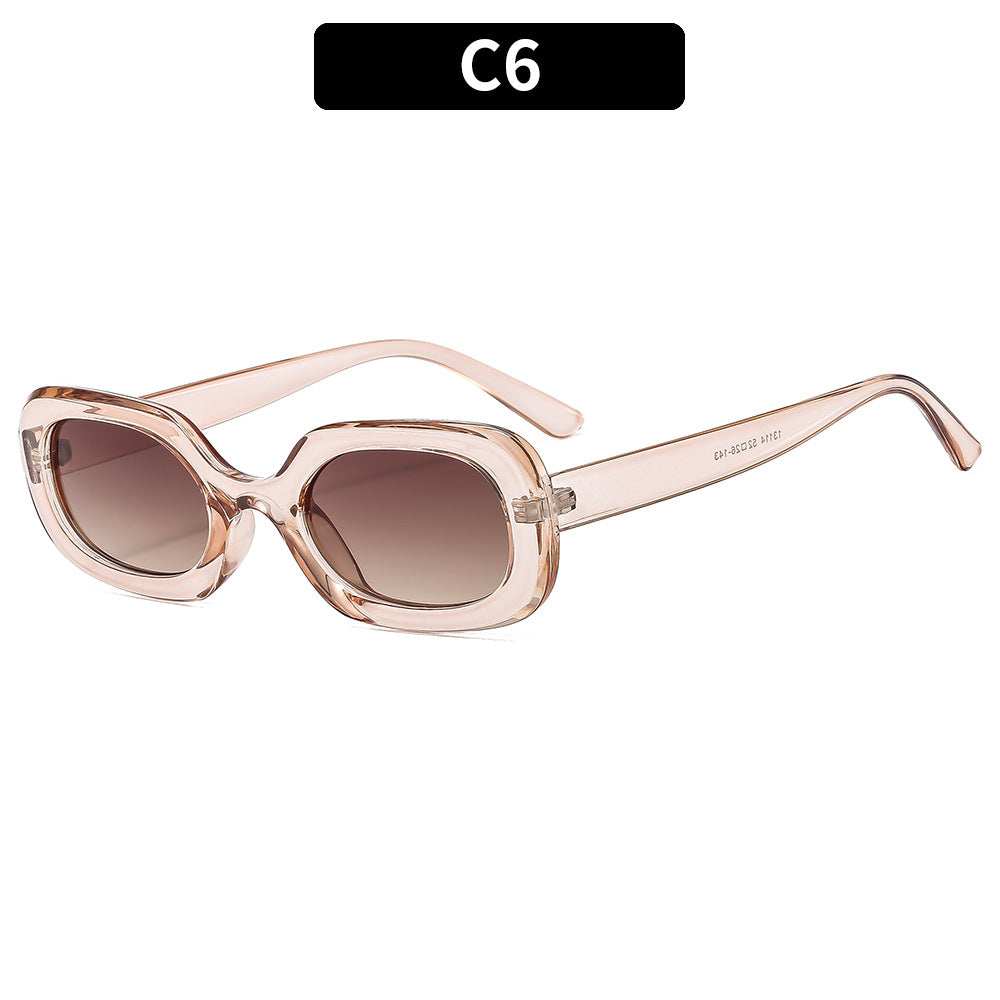 Alltags Oversized Fashion Quadratische Sonnenbrillen