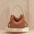 Texturierte vegane Leder-Crossbody-Tasche Brehn