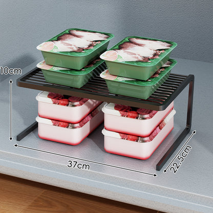 Kompakter dreistufiger slatted Metall Theken-Pantry-Organizer