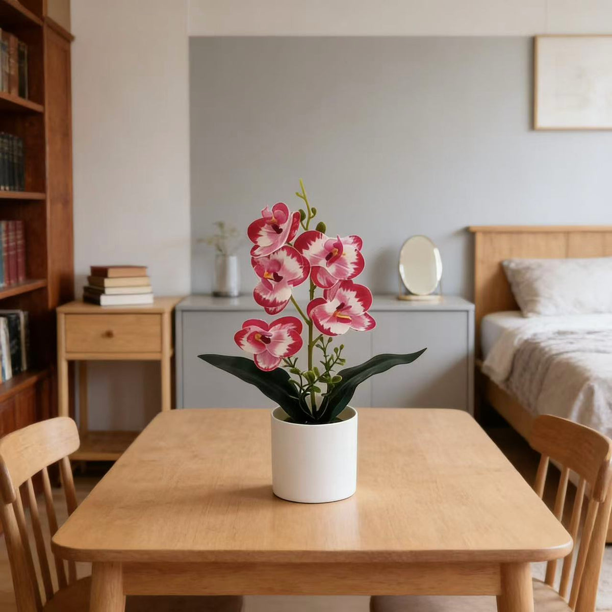 Künstliche Orchideenpflanze für Wohnkultur und Innendekoration