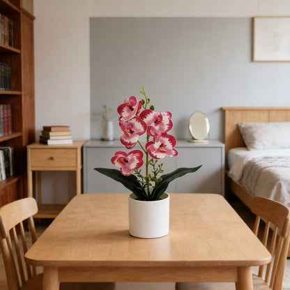 Künstliche Orchideenpflanze für Wohnkultur und Innendekoration