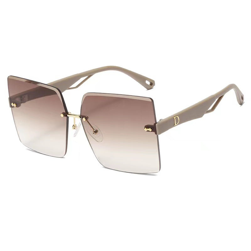 Damen modische quadratische Sonnenbrille mit luxuriösem und elegantem Rahmen Brehn