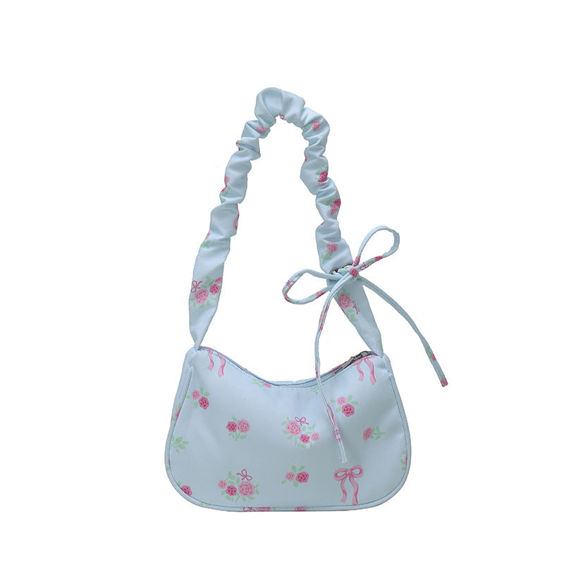 Florale bestickte Handtasche