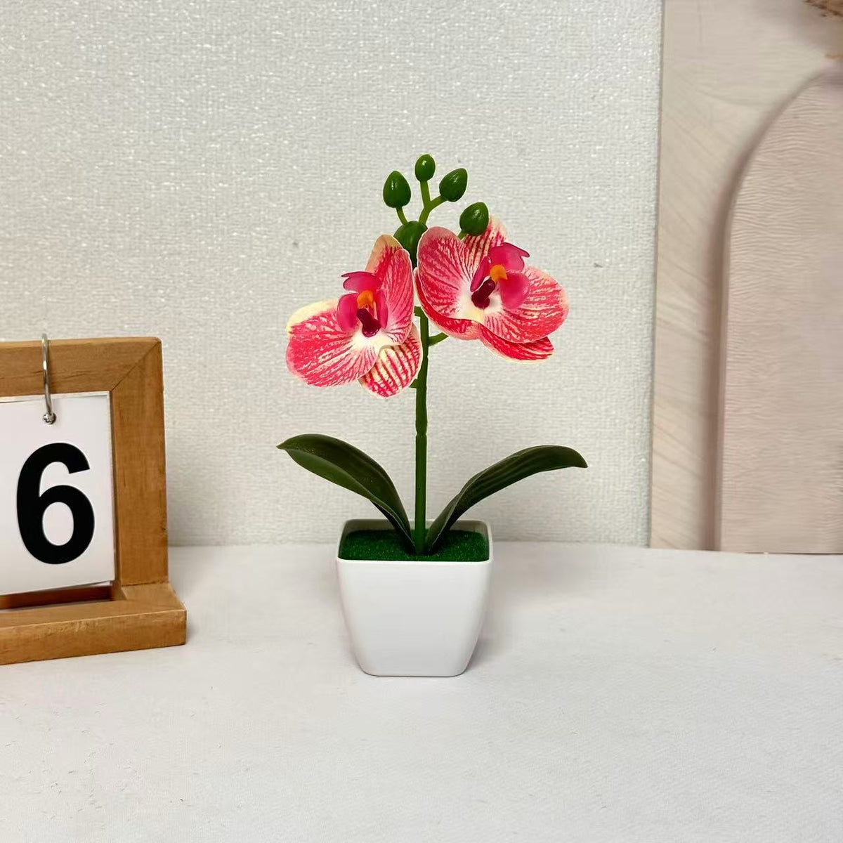 Lebensechte florale Orchideen-Darstellung für die Inneneinrichtung