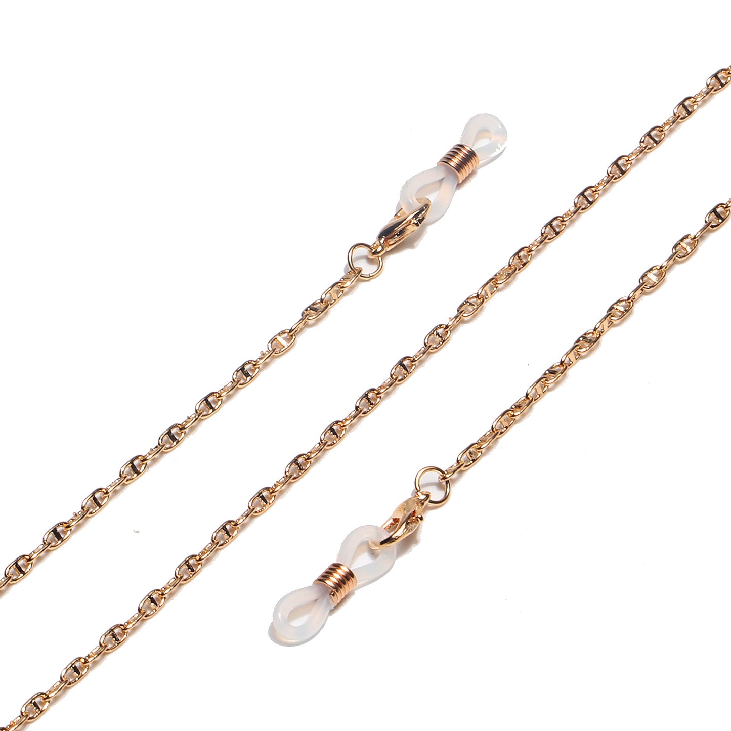 Eleganter goldener Kettenbrillenhalter Brehn