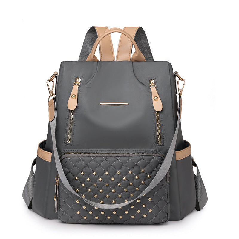 Modischer Mehrfachtaschen gesteppter Rucksack