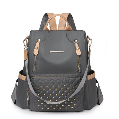 Modischer Mehrfachtaschen gesteppter Rucksack