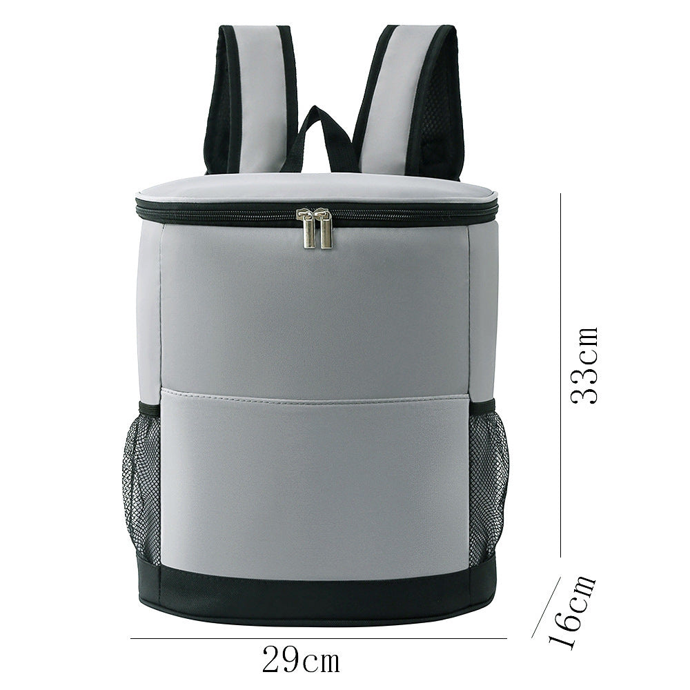 Damen Isolierte Kühltasche mit praktischem Tragesystem und Netzaugen Brehn