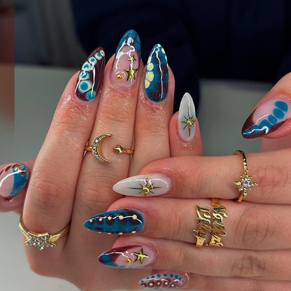 Kreatives Kunstnagelset Brehn