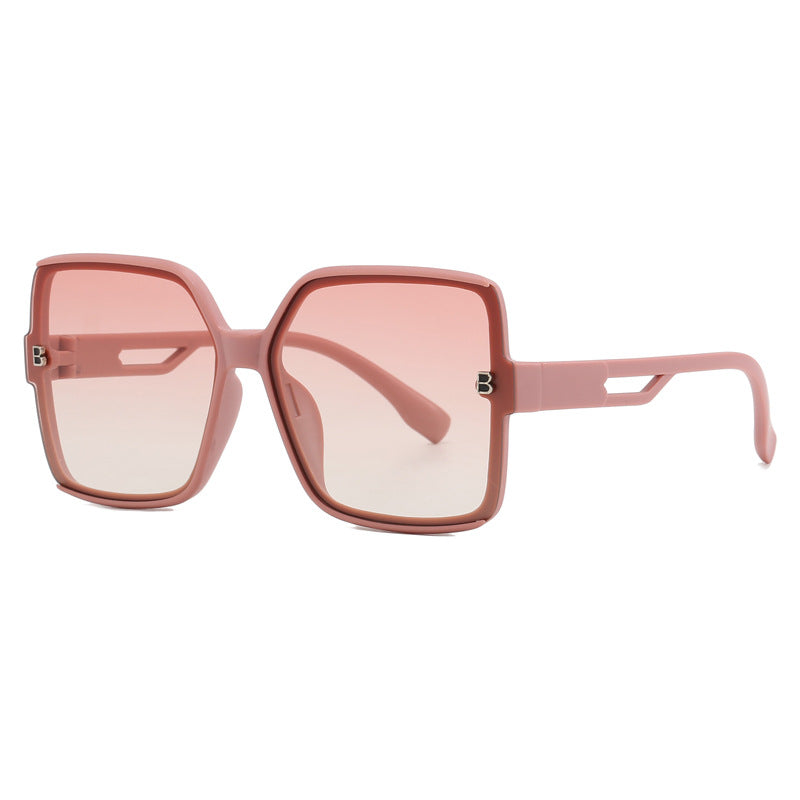 Damen modische oversized Sonnenbrille mit extravaganten Akzenten Brehn