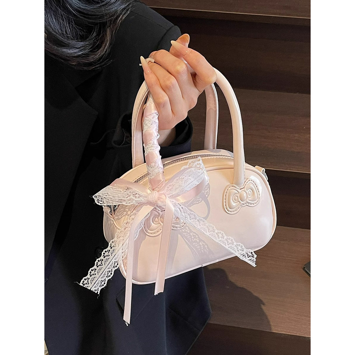 Elegante Bow-Detail Handtasche Brehn