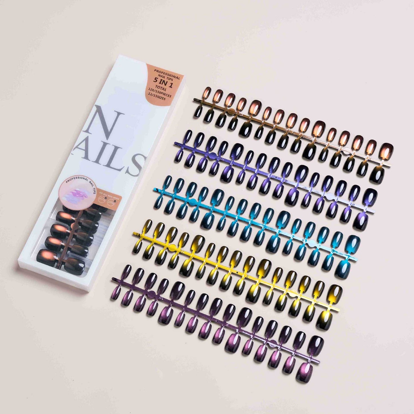 Professionelles Press-On Nagelset Brehn