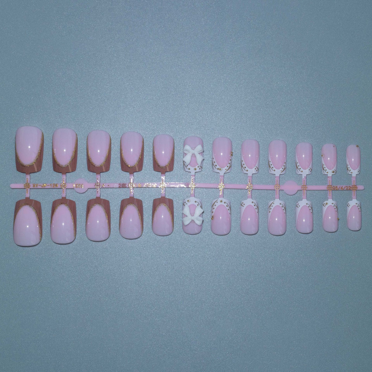 Elegantes Französisch Tipp Nagelkunstset