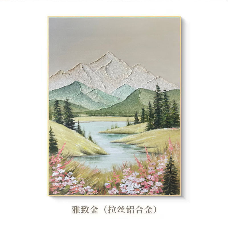 Texturiertes Landschafts-Leinwand-Kunstwerk