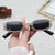 Damen modische Sonnenbrille mit funkelndem Kristallrahmen Brehn