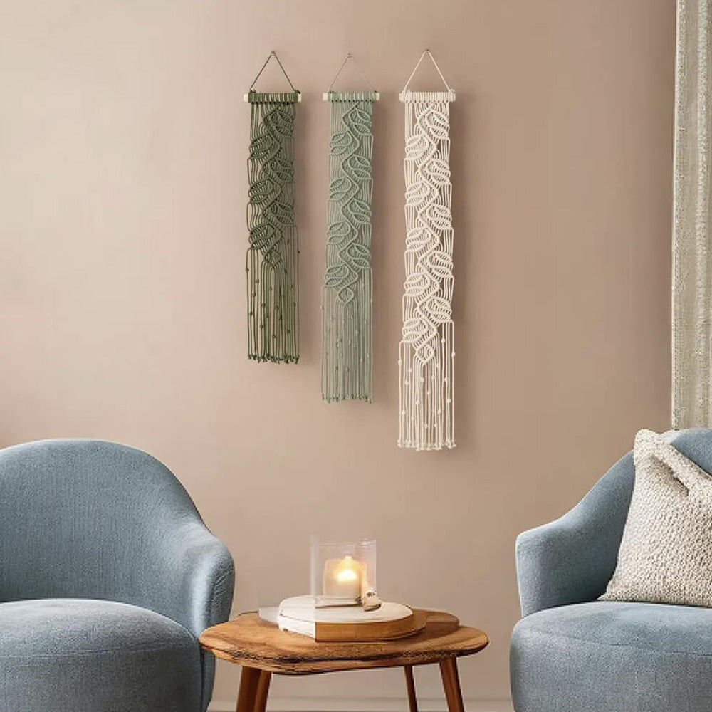 Macrame Blatt Wandkunst Dekor Brehn