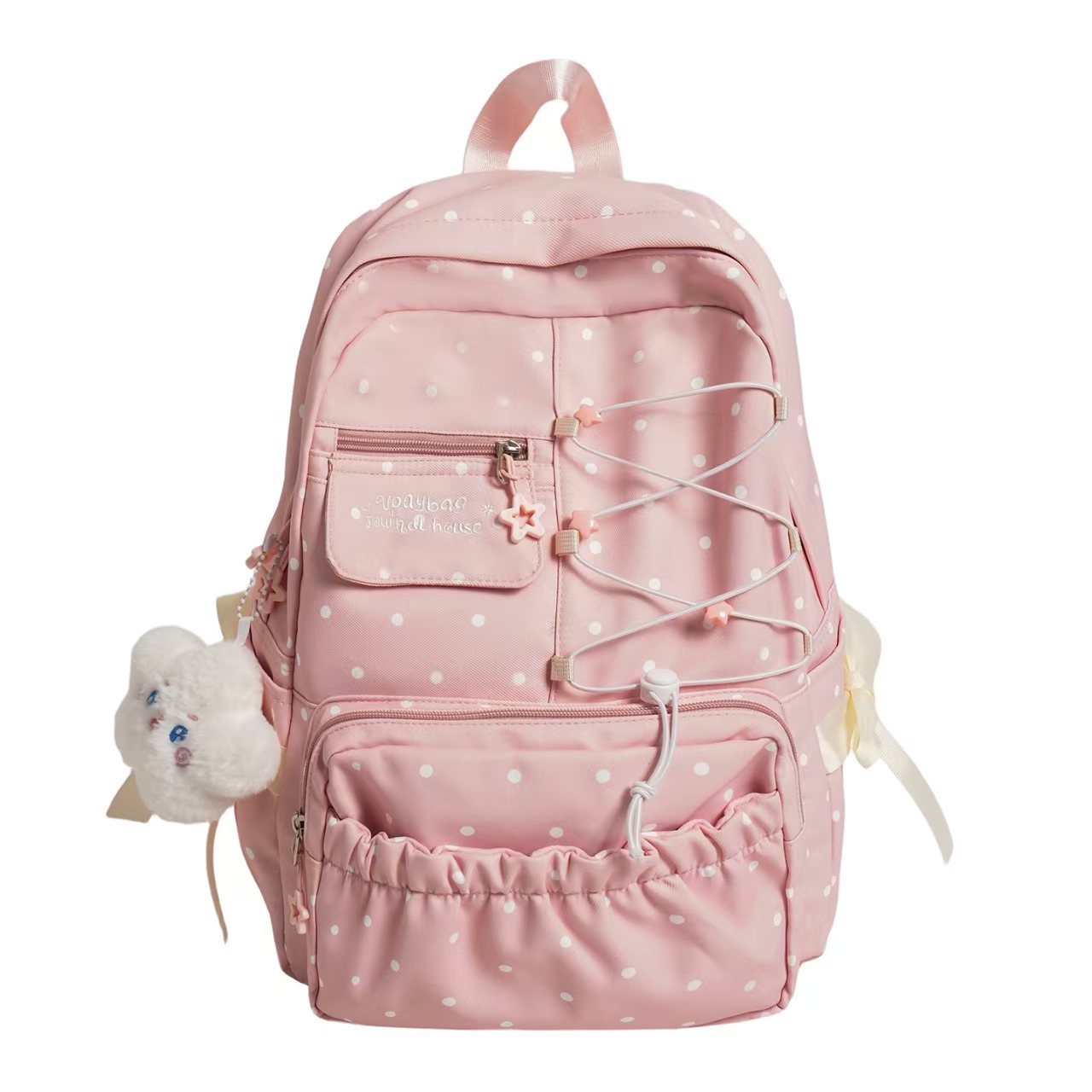 Niedlicher gepunkteter Freizeit Rucksack Brehn