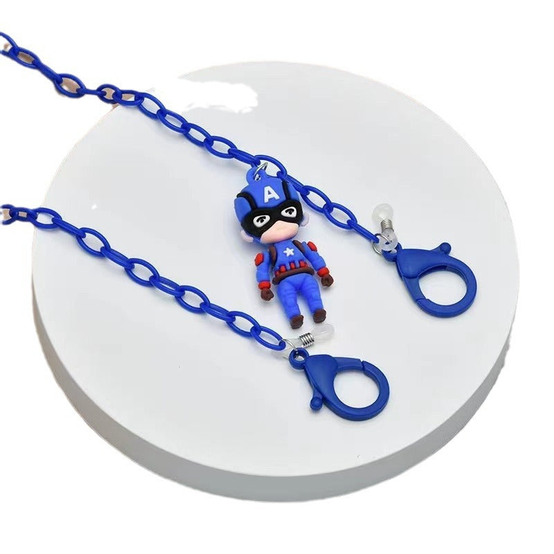 Verspielte Brillenhalterkette mit Figurenanhänger Brehn