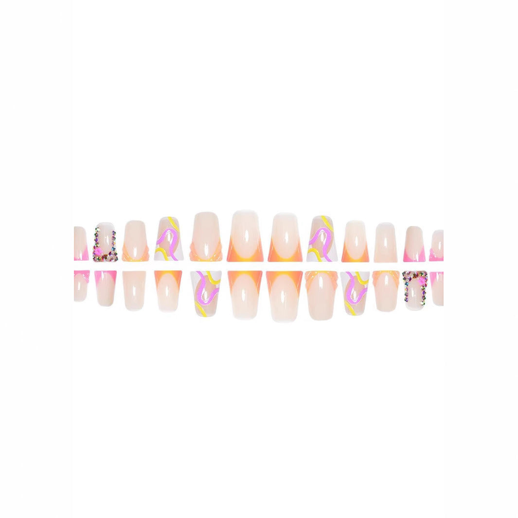 Dekorative Acryl Press-On Nagelverlängerungen für Damen Brehn