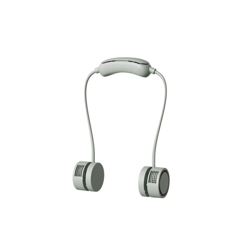 Unisex nan leiser tragbarer Nackenventilator mit flexiblen Lüfterköpfen und wiederaufladbarem Akku Brehn