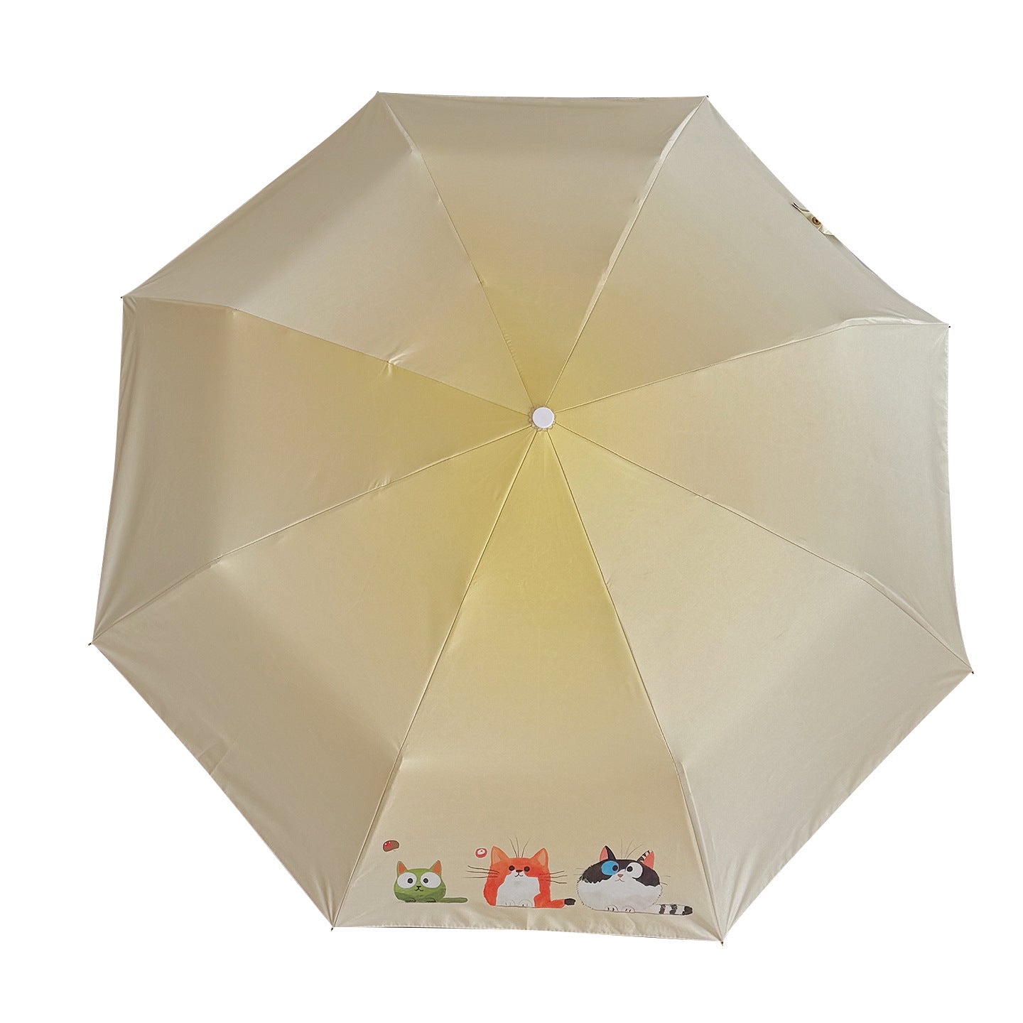 Damen Faltbarer Regenschirm mit liebevollen Tiermotiven Brehn