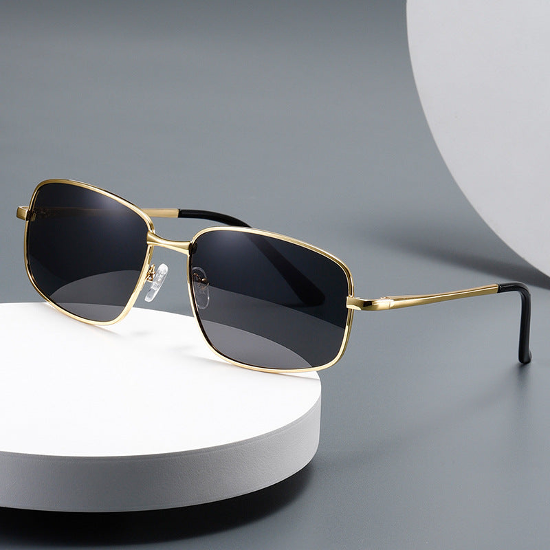 Damen elegante Sonnenbrille mit modernem Metallrahmen Brehn