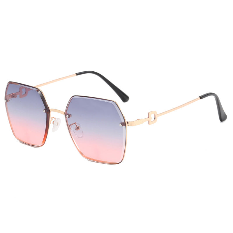 Damen extravagante und moderne Sonnenbrille im ausgefallenen Design Brehn