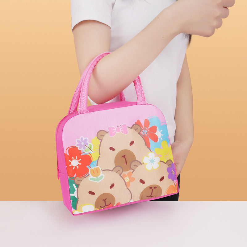 Niedlicher Cartoon Isolierte Lunch Tasche Brehn