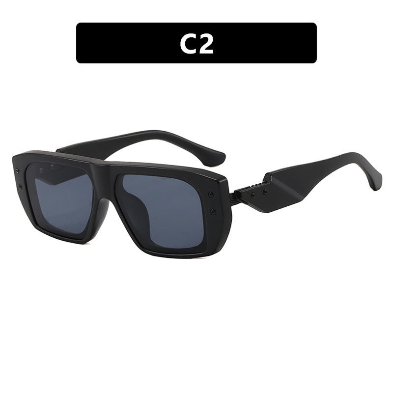 Damen modische quadratische Brille mit mehrfarbigem transparentem Rahmen Brehn