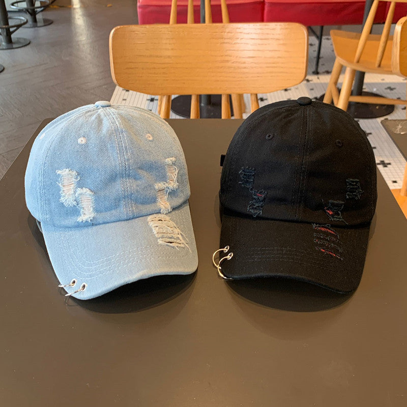 Unisex distressed Baumwoll verstellbare Baseballmütze Brehn