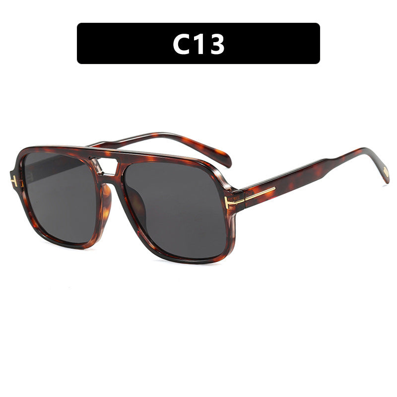 Damen Stylische Sonnenbrille im markanten Rechteckformat Brehn