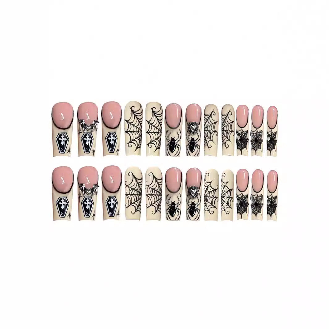 Halloween-Themen Acrylnagelset Brehn
