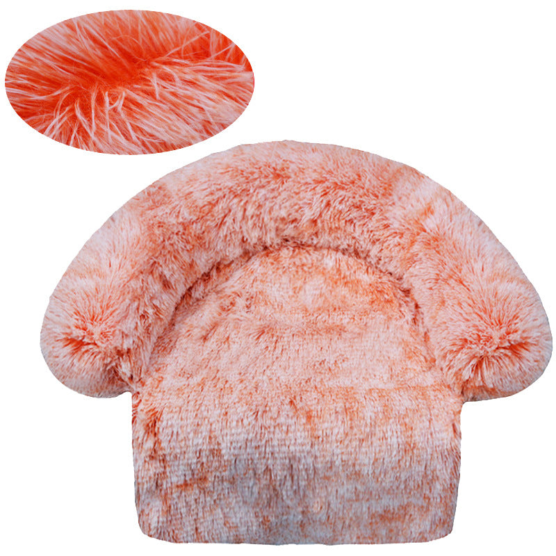 Flauschiges Rundsofa Hundebett