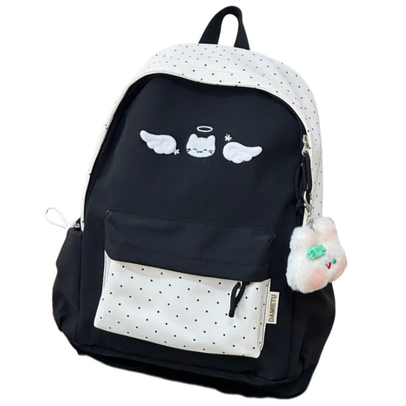 Süßer Charakter gestickter Rucksack Brehn