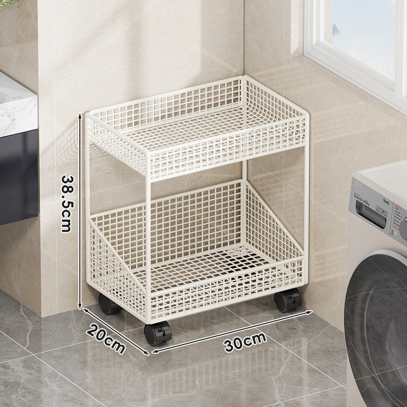 Kompakte dreistufige belüftete Metallgitter-Organizer-Regal für Arbeitsplatte und Schrank