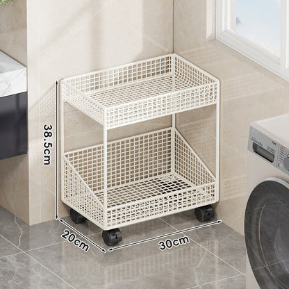 Kompakte dreistufige belüftete Metallgitter-Organizer-Regal für Arbeitsplatte und Schrank