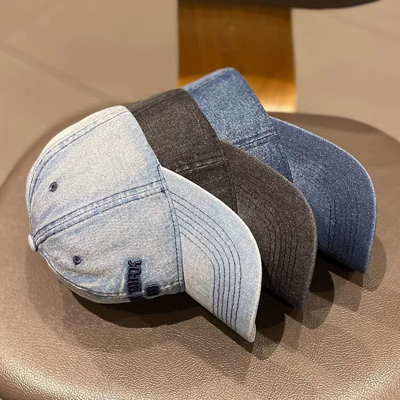 Damen Vintage-inspirierte Denim Baseballmütze Brehn