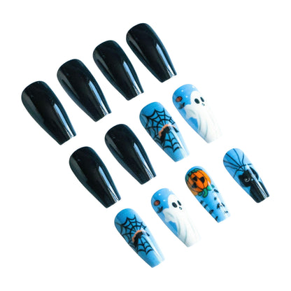Halloween-Themen Künstlerische Press-On Nagelset Brehn