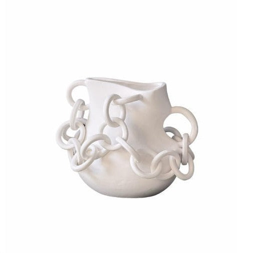 Dekorative Vase mit dekorierter Kette