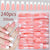 Premium French Tip Press-On Nail Kit Brehn