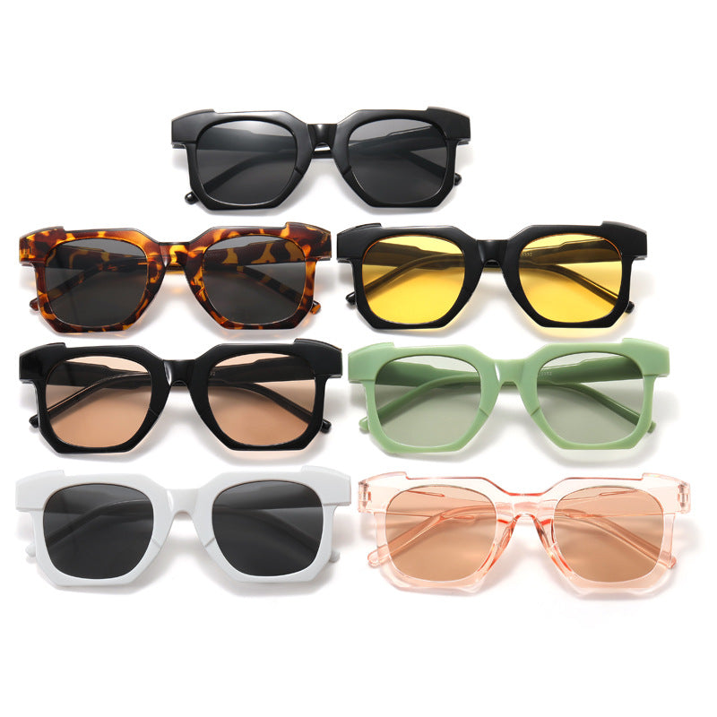 Damen modische Sonnenbrille im innovativen Hexagon-Design Brehn